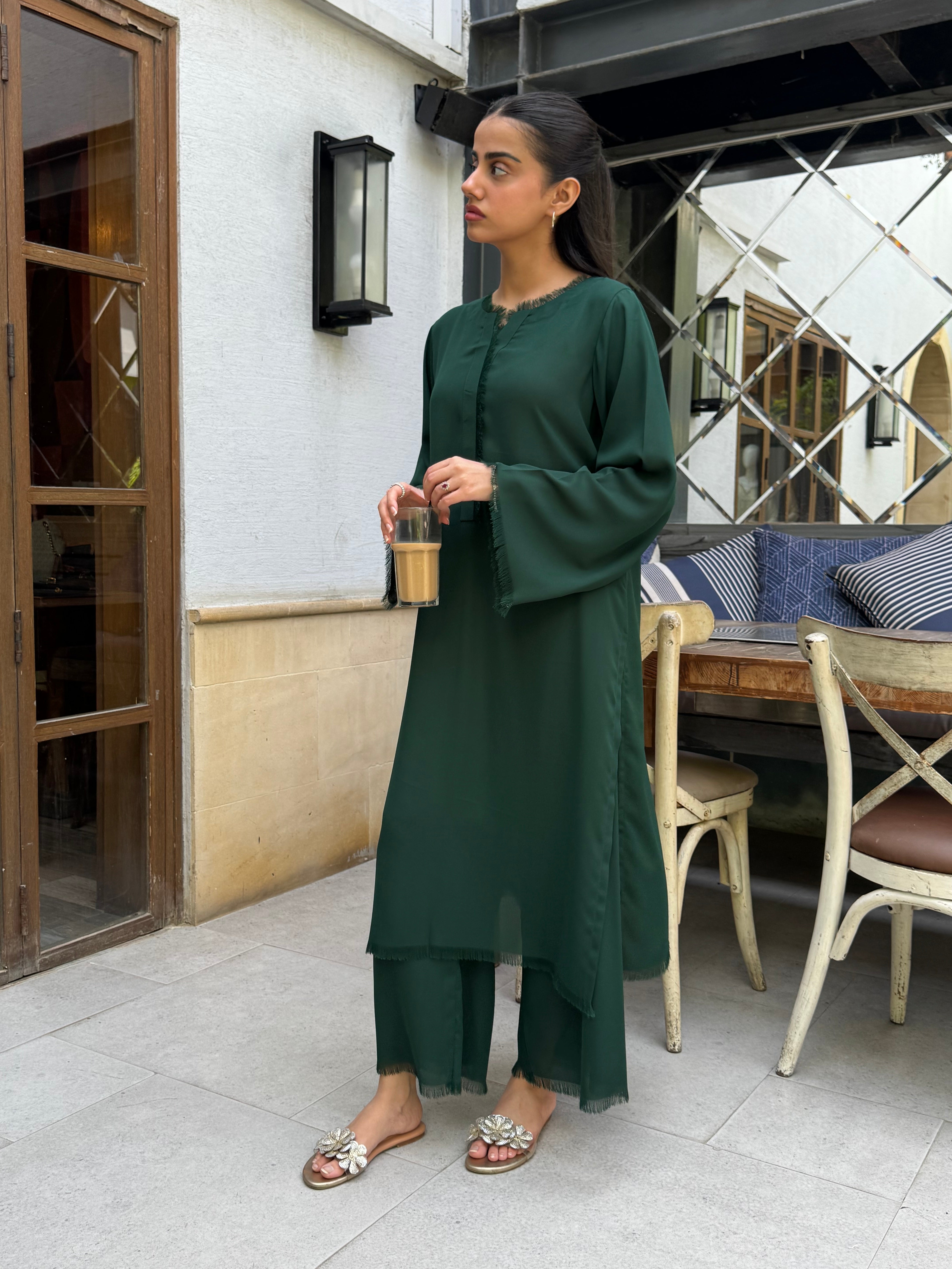 Fringe Fusion-Emerald Green