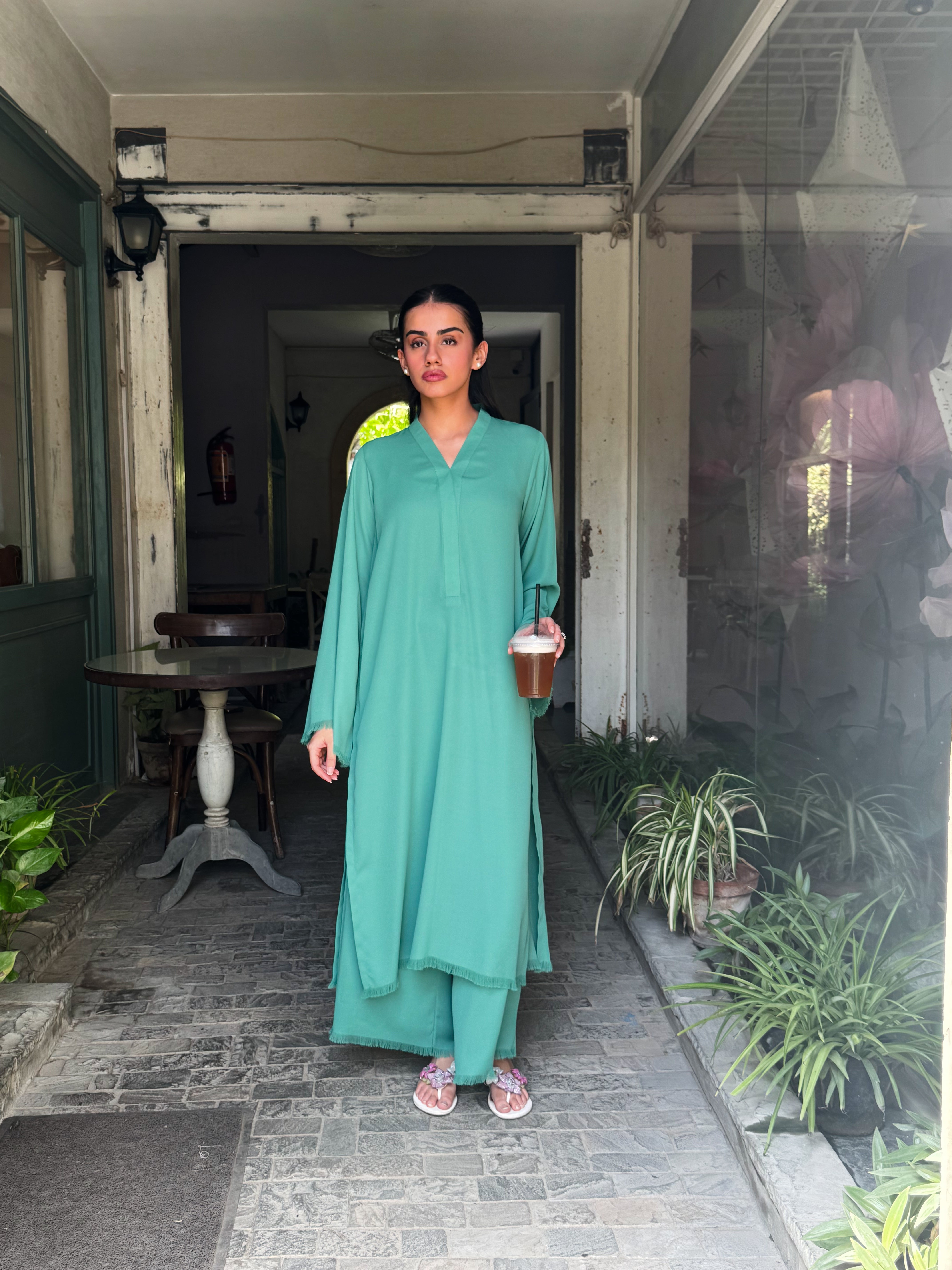 Fringe Fusion-Sage Green