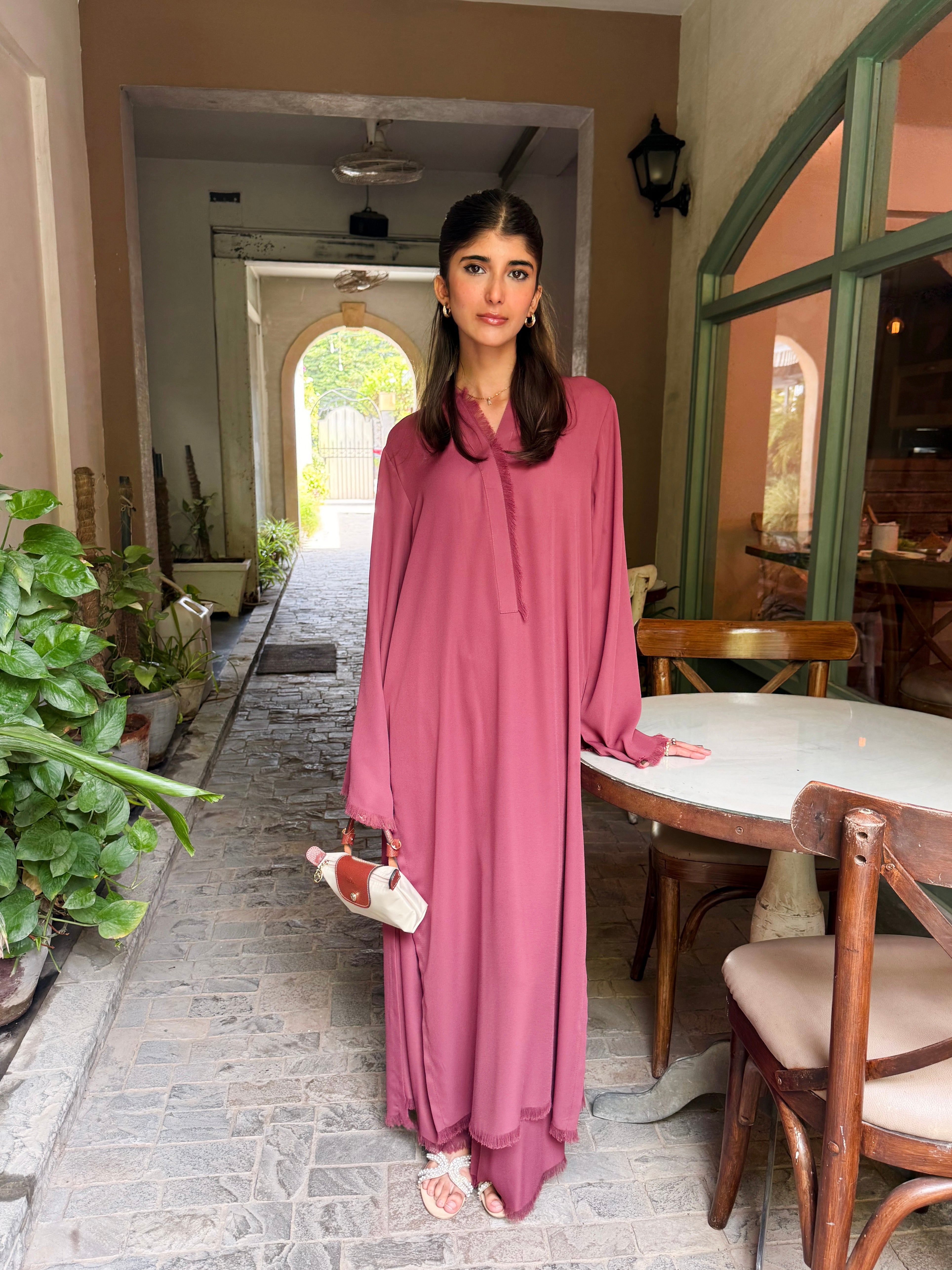 Fringe Fusion-Dusty Rose